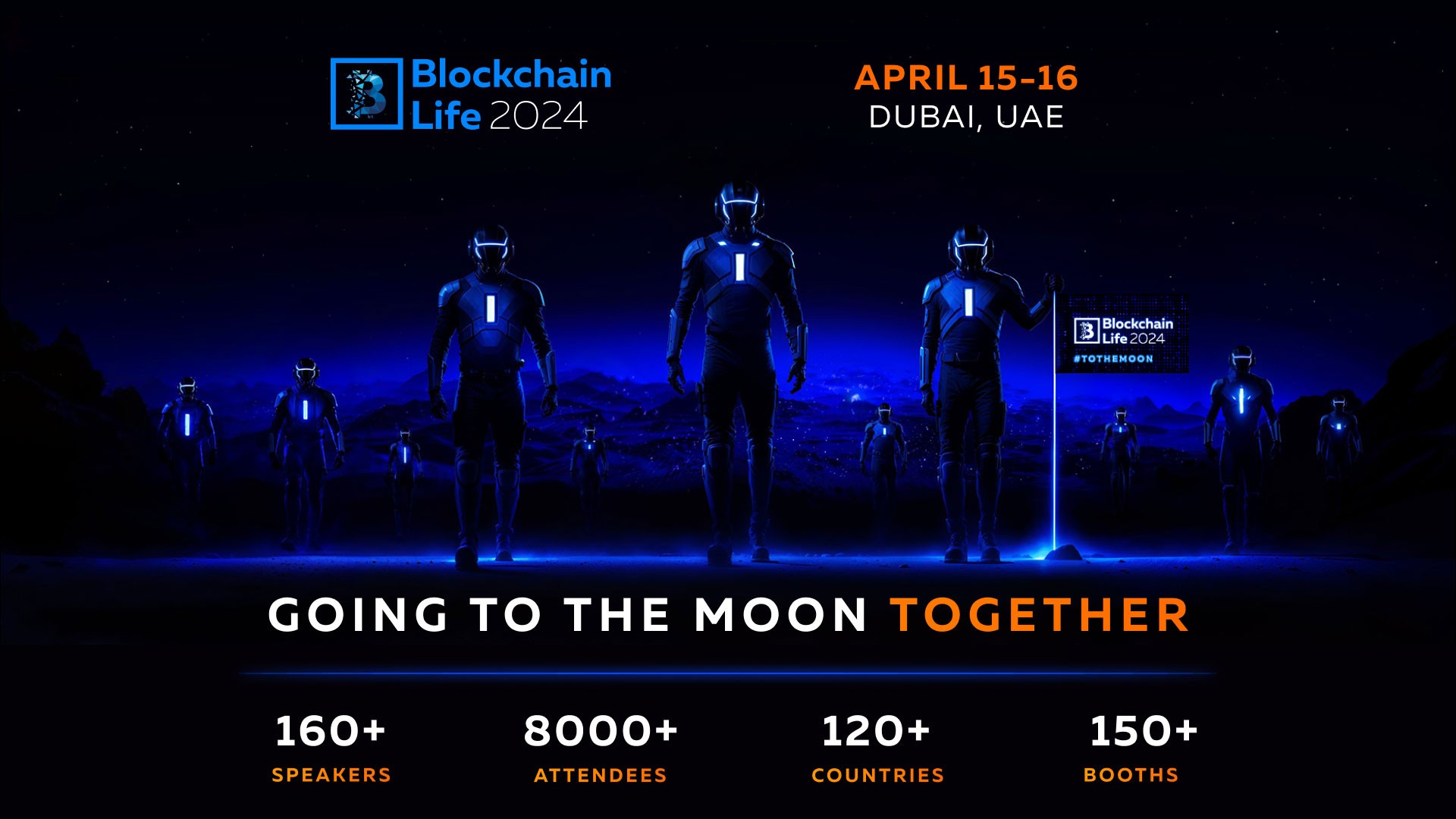 Blockchain Life 2024 in Dubai - Waiting for ToTheMoon 