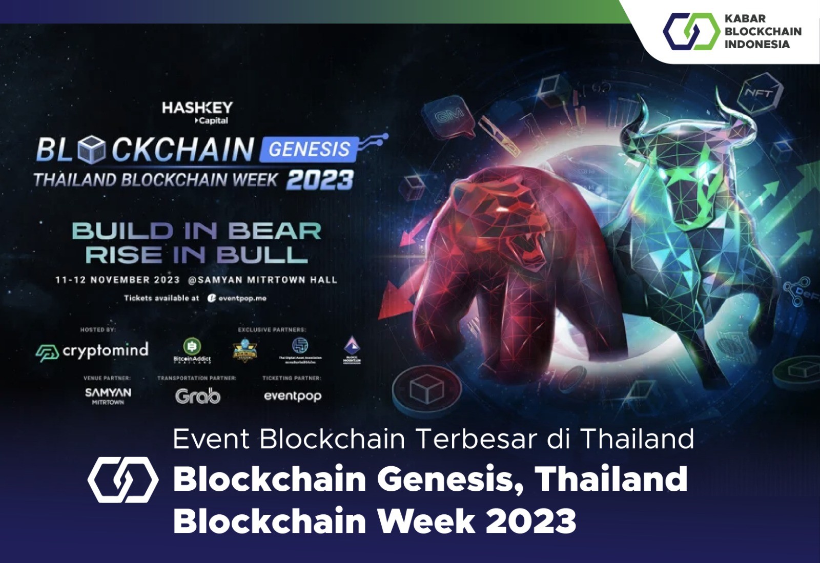 Event Blockchain Terbesar di Thailand Blockchain Genesis, Thailand Blockchain Week 2023 