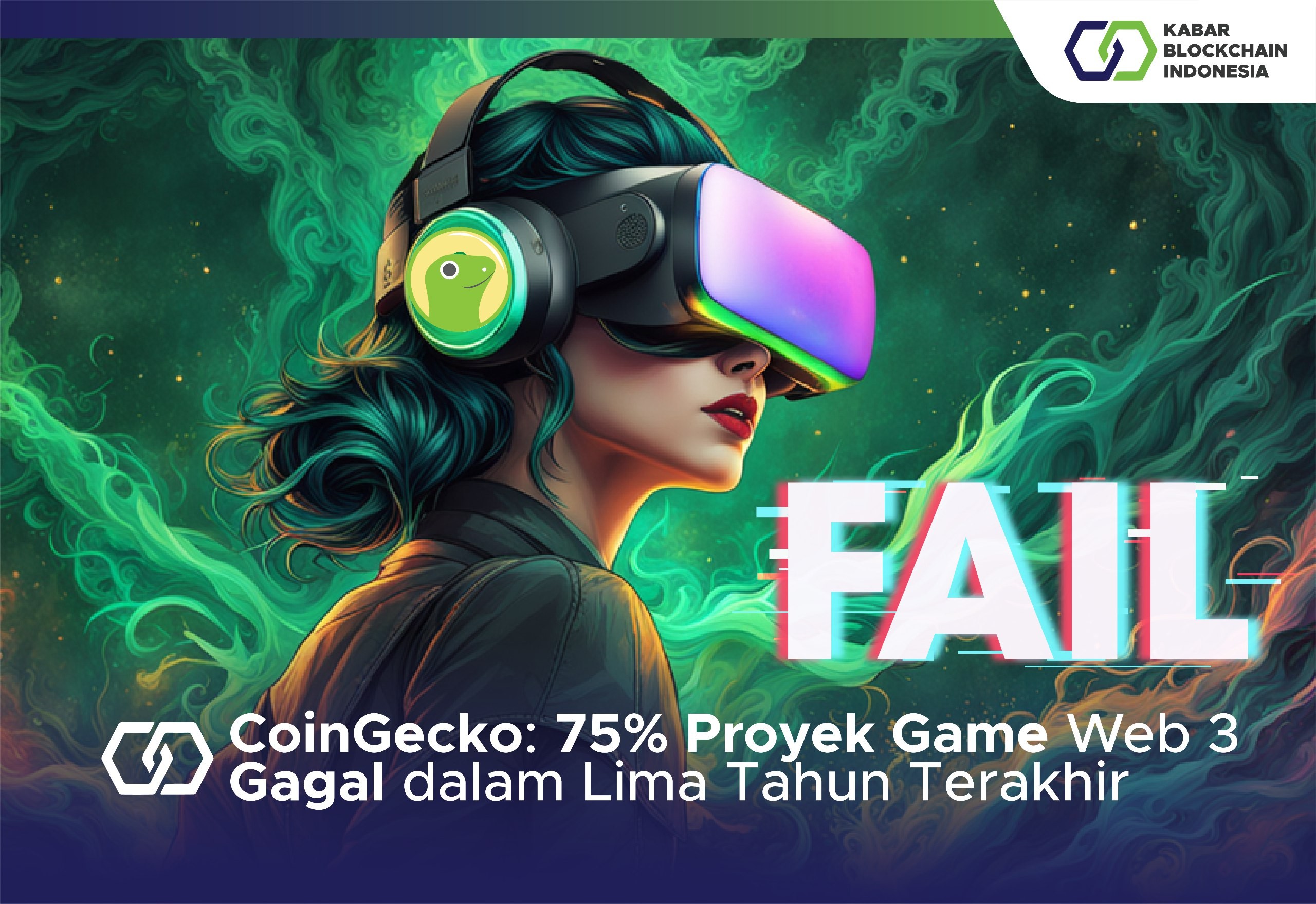 CoinGecko: 75% Proyek Game Web 3 Gagal dalam Lima Tahun Terakhir 