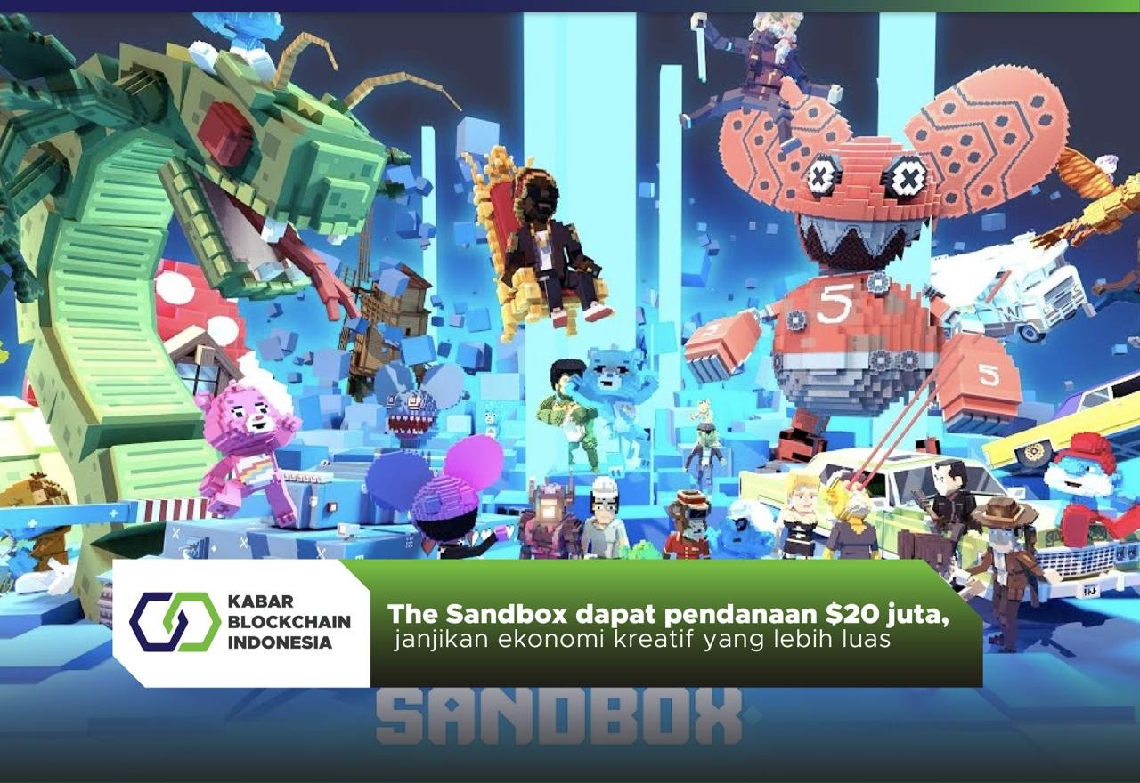 The Sandbox dapat pendanaan $20 juta, janjikan ekonomi kreatif yang lebih luas 